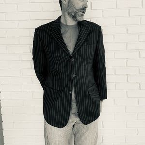 Super 140’s Virgin Wool Pin Stripe Sports Coat